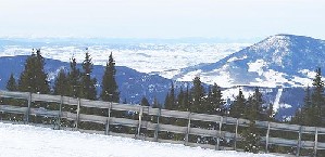 Near the top of Monarch Ski Resort