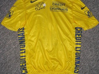 the yellow jersey of the Tour de France