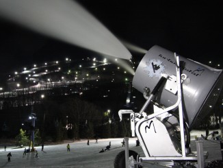 making snow