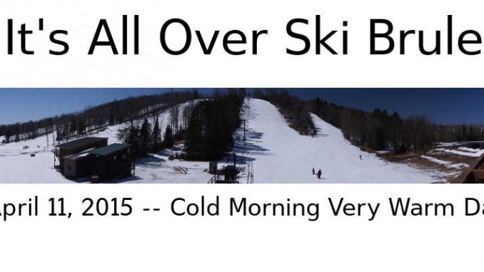 It's All Over Ski Brule