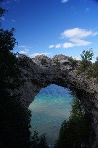 Arch Rock on Mackinac Island