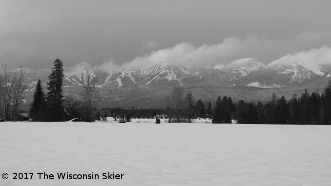 whitefish skiing review -- image of WMR from US HWY 2