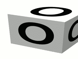 The Skiing ABCs O -- A wooden letter block with the letter O
