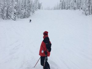skiing whitefish mountain resort -- the kodiak mogul run